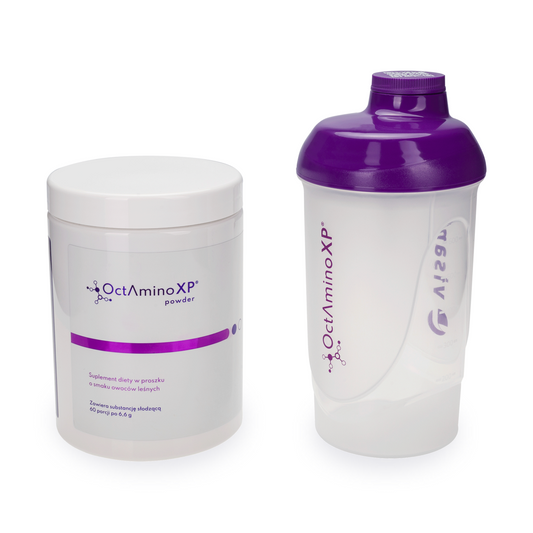 OctAmino XP® - proszek o smaku owoców leśnych + Shaker