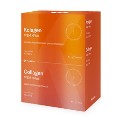 Collagen MSM +PLUS peach and orange