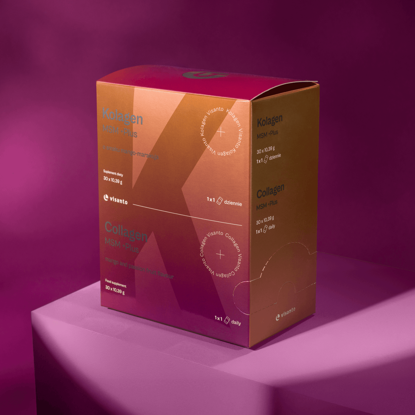 COLLAGEN MSM +PLUS mango and passion fruit