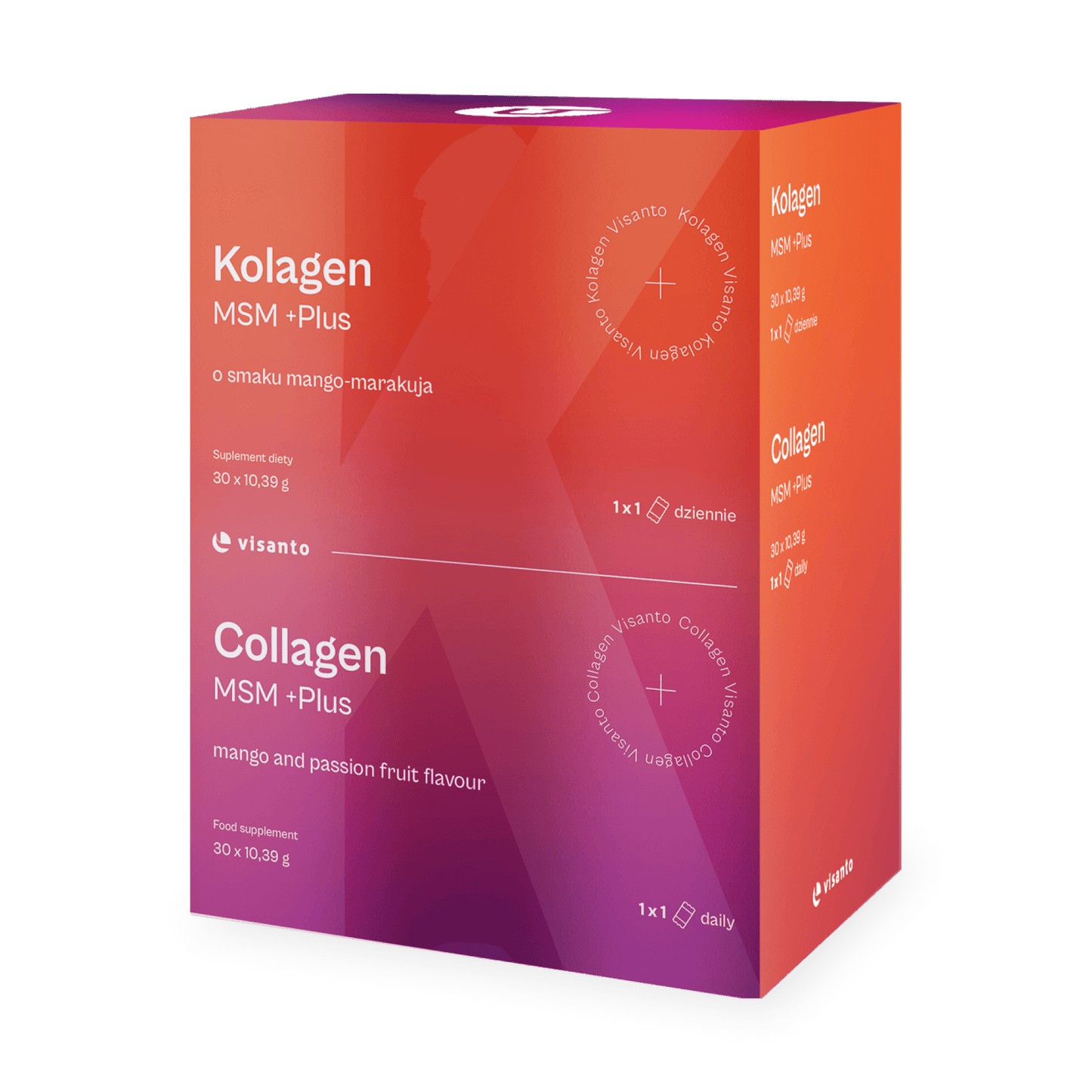 COLLAGEN MSM +PLUS mango and passion fruit