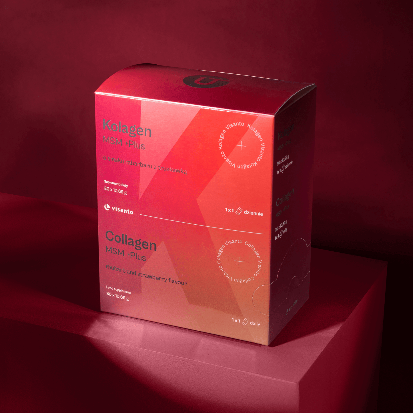 COLLAGEN MSM +PLUS rhubarb and strawberry