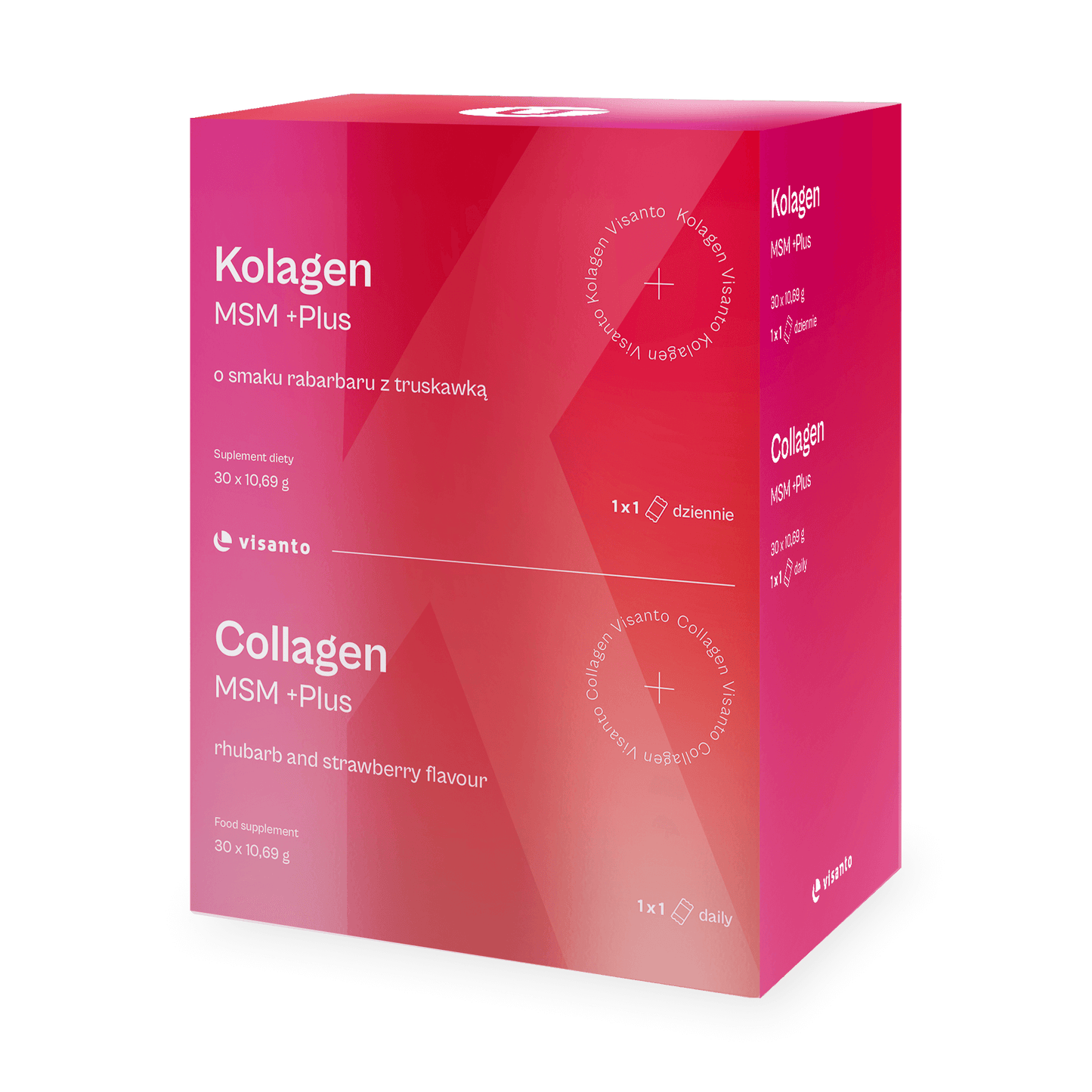 COLLAGEN MSM +PLUS rhubarb and strawberry
