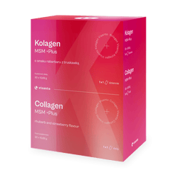 Collagen MSM +PLUS rhubarb and strawberry