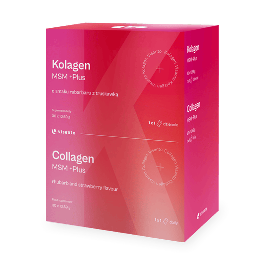 COLLAGEN MSM +PLUS rhubarb and strawberry