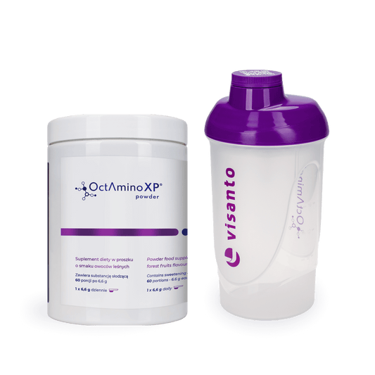 OctAmino XP® - Forest fruit flavored powder + Shaker